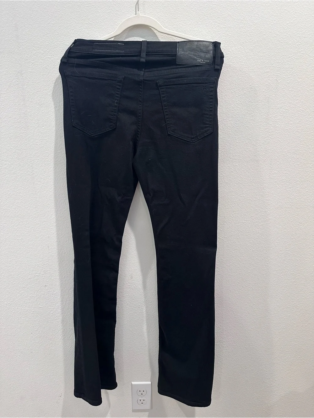 rag & bone Black Slim Stretch Jeans